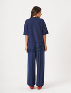 Conjunto Blusa Chiara Azul e Calça Aladin Azul