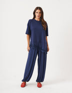 Conjunto Blusa Chiara Azul e Calça Aladin Azul
