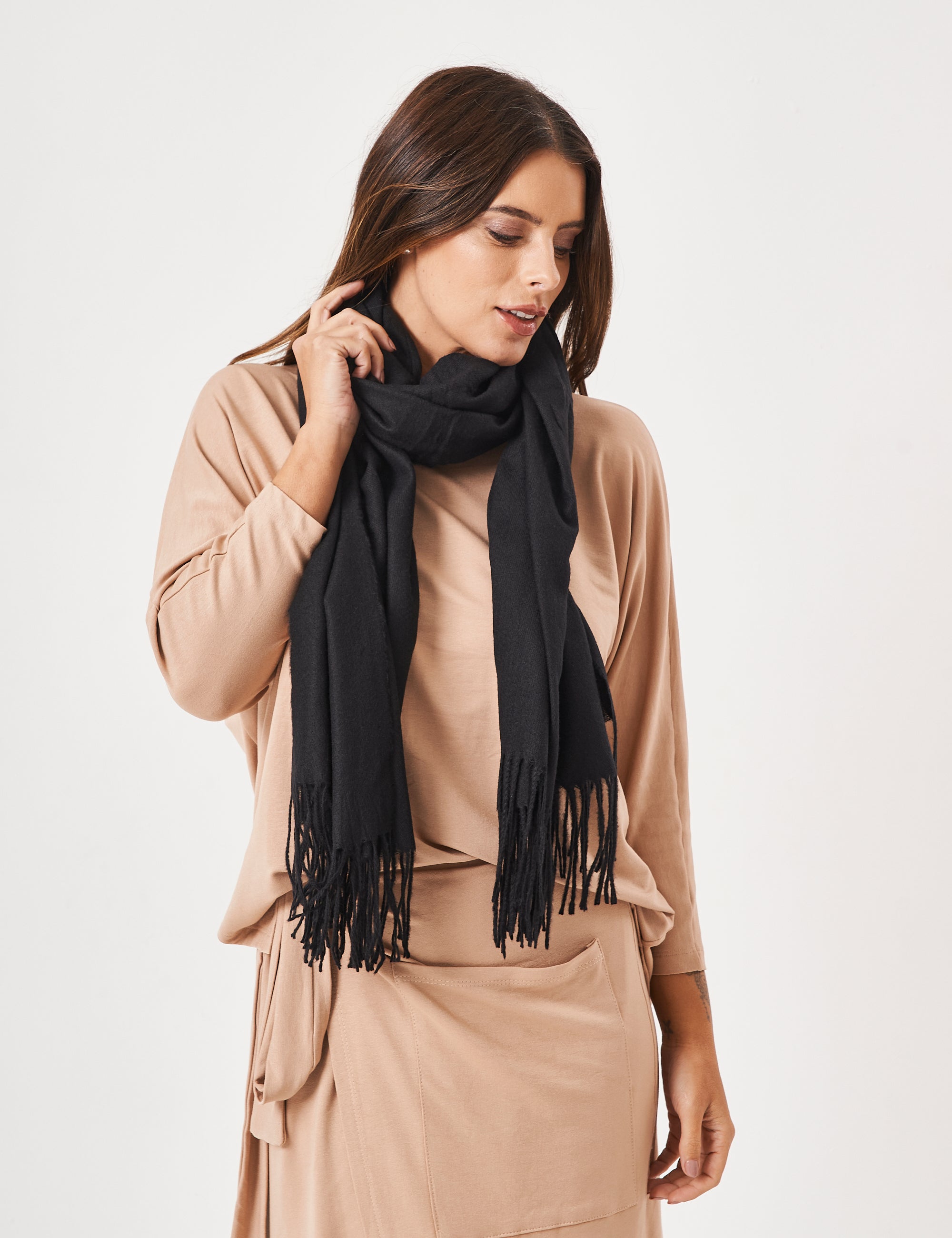Cachecol Duo Preto
