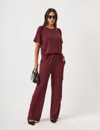 Conjunto Clarissa Malbec