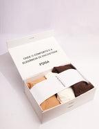 Kit Blusa Panamá: Off White, Bege e Marrom