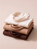 Kit Blusa Panamá: Off White, Bege e Marrom