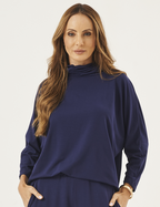 Kit Blusa Panamá: Off White, Marinho e Preto