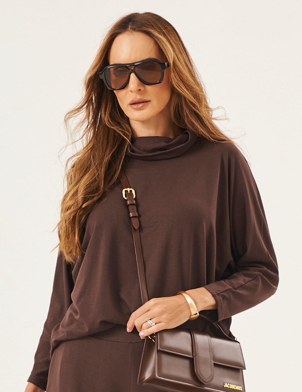 Kit Blusa Panamá: Off White, Bege e Marrom