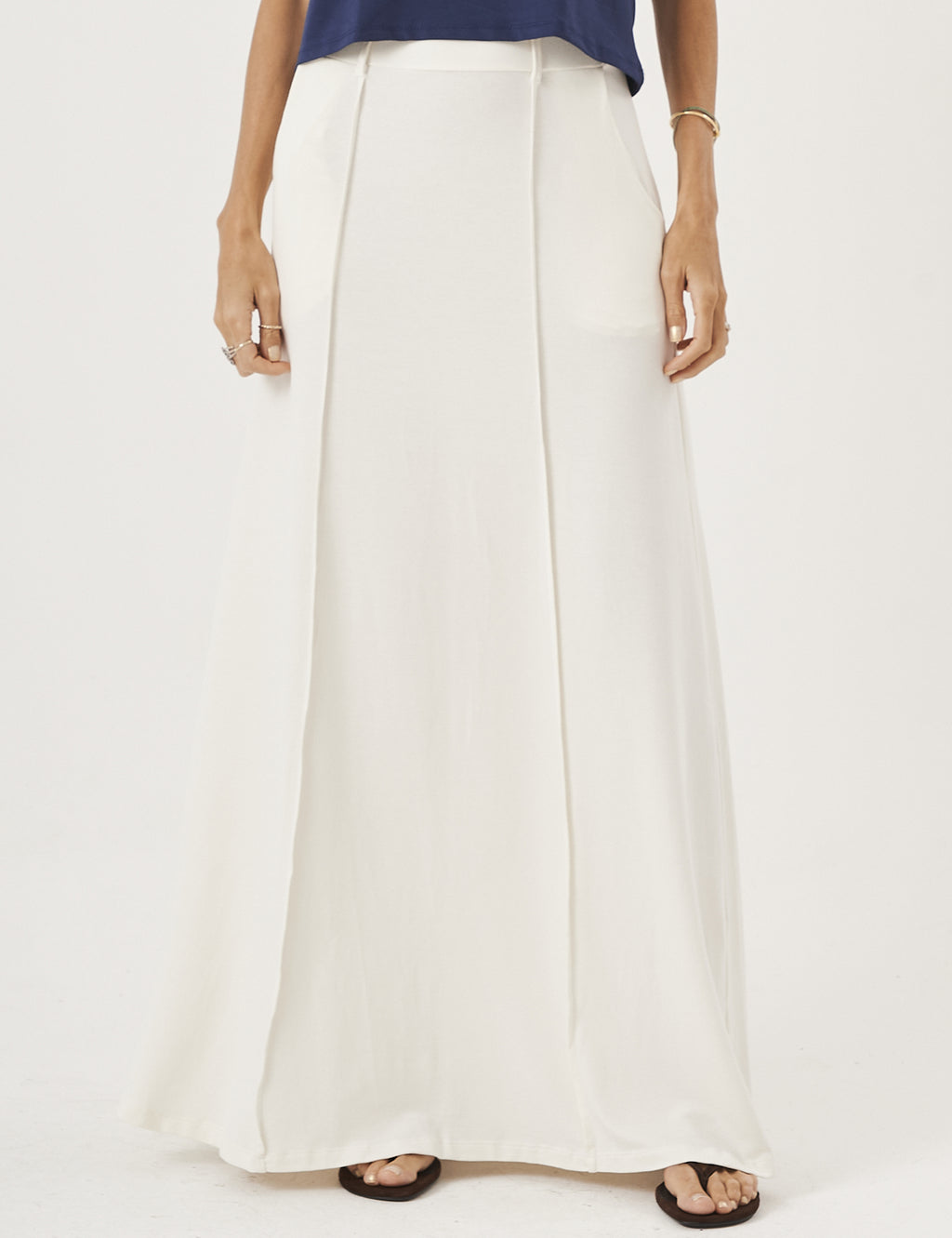 Saia Longa Melanie Off White