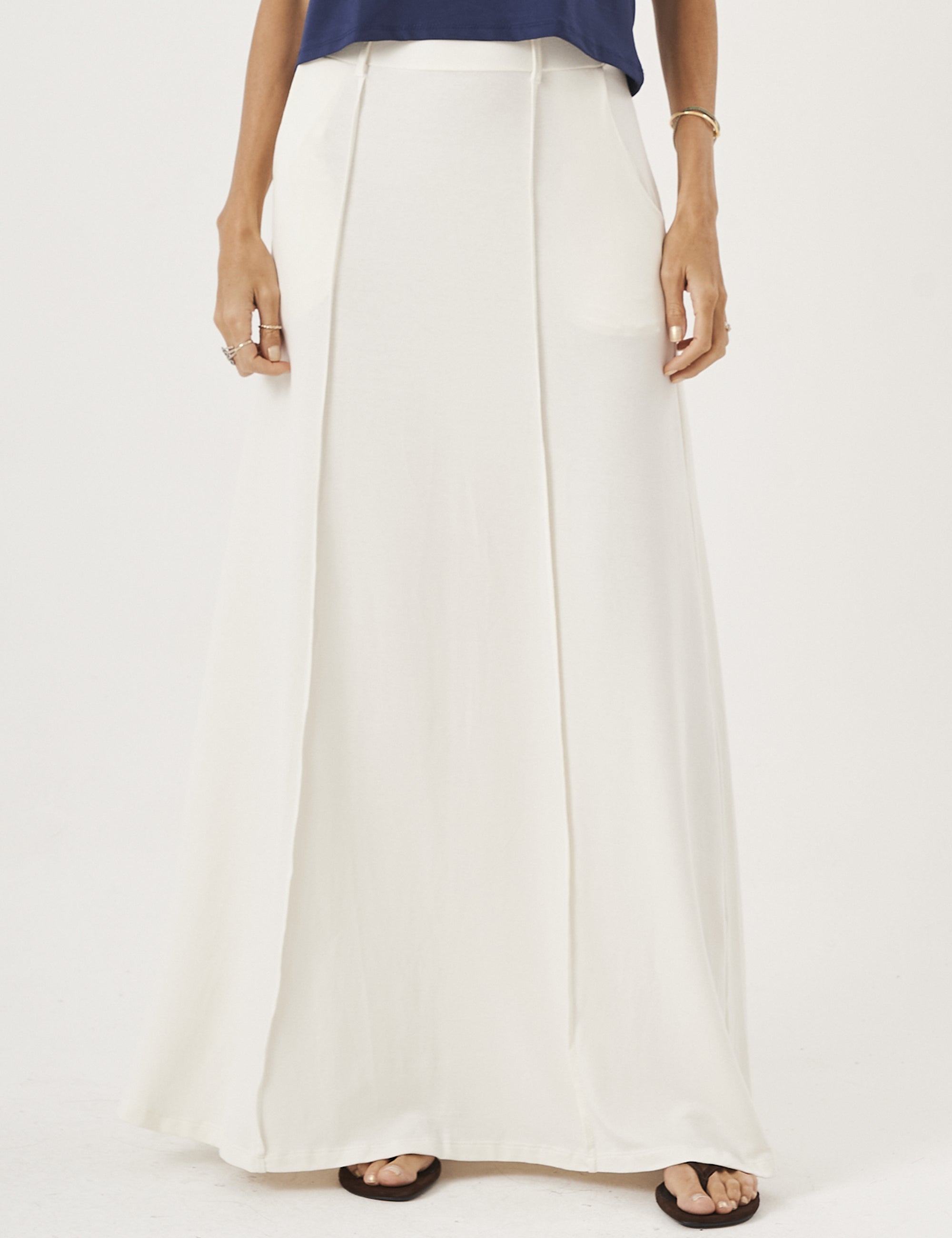 Saia Longa Melanie Off White