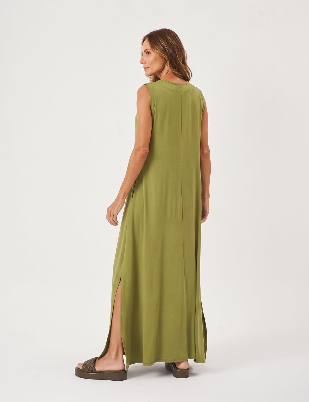 Vestido Sophie Verde Oliva
