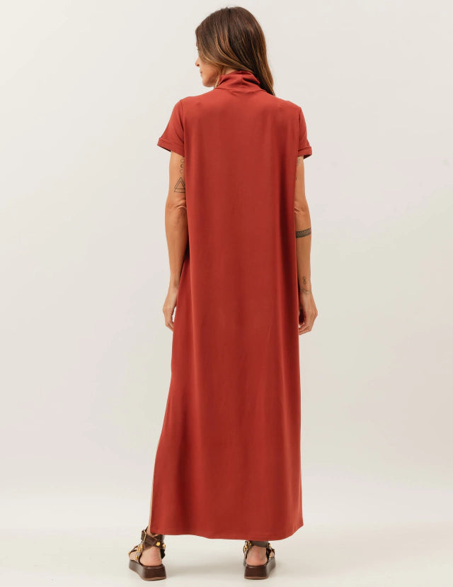 Vestido Agnes Canela