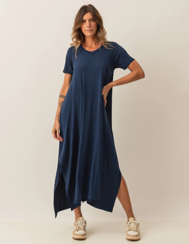Vestido Aretha Azul Marinho