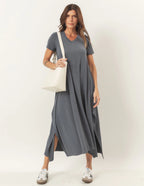 Vestido Aretha Chumbo