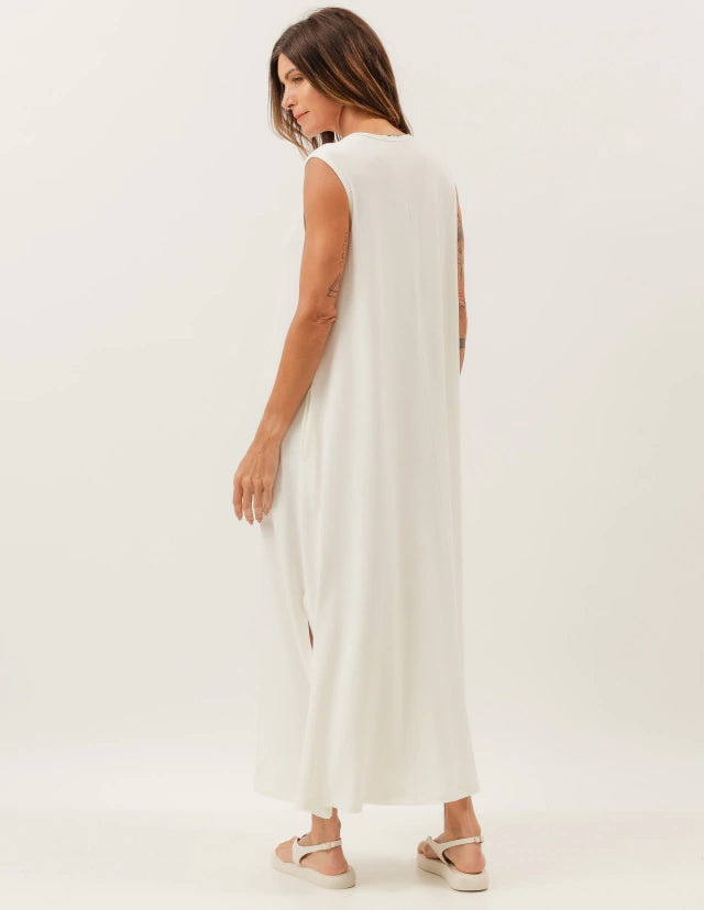 Vestido Longo Clara Off White