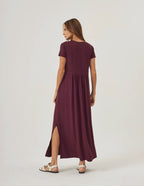 Vestido Claudia Malbec