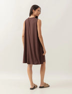 Vestido Liz Marrom