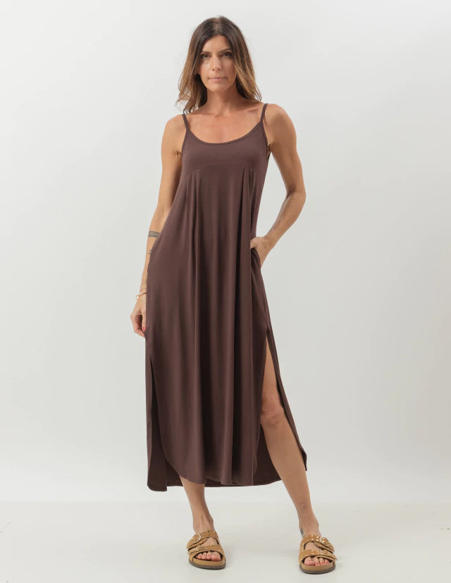 Vestido Luciana Marrom