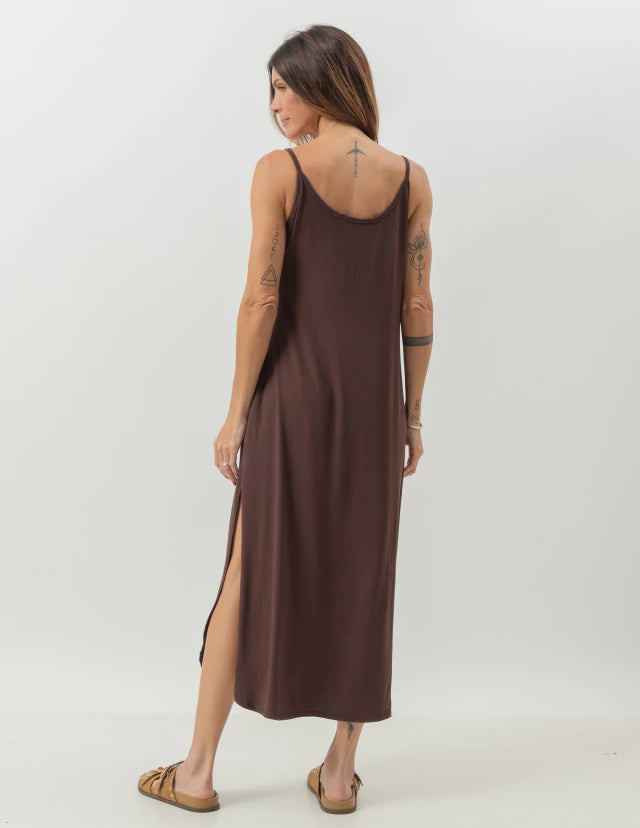 Vestido Luciana Marrom