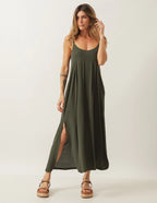 Vestido Luciana Verde Militar