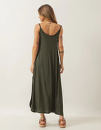 Vestido Luciana Verde Militar