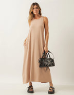 Vestido Nadador Santorini Bege