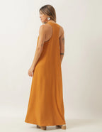 Vestido Nadador Santorini Caramelo