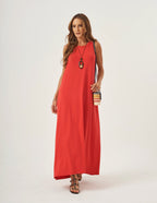 Vestido Nadador Santorini Vermelho