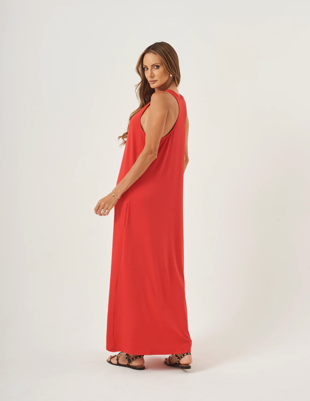 Vestido Nadador Santorini Vermelho