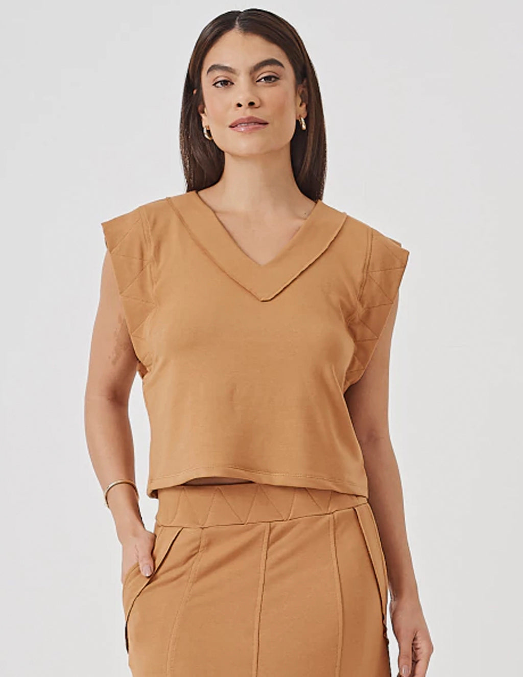 Blusa Alessia Caramelo