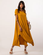Vestido Aretha Mostarda