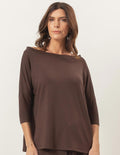 Blusa Elba Marrom