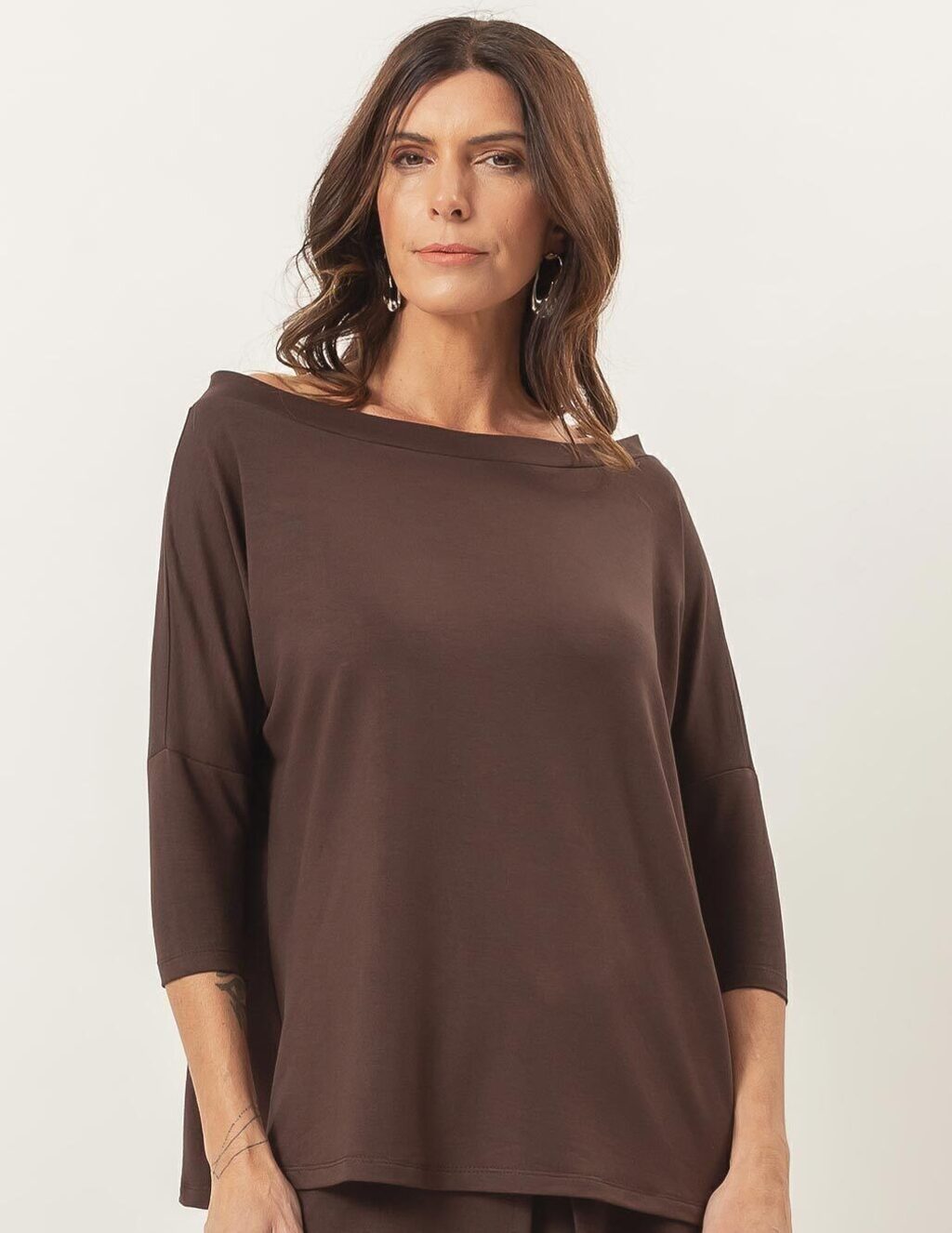Blusa Elba Marrom