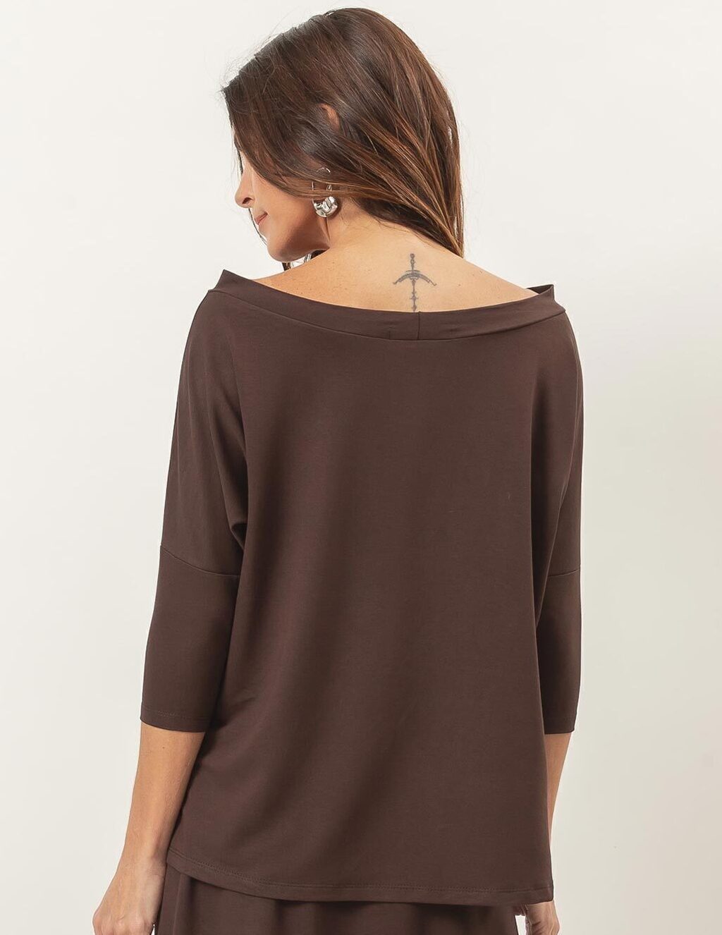 Blusa Elba Marrom