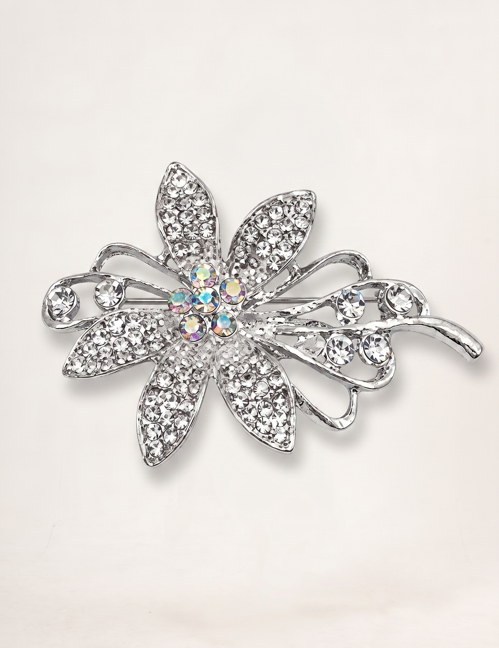 Broche Flor de Prata