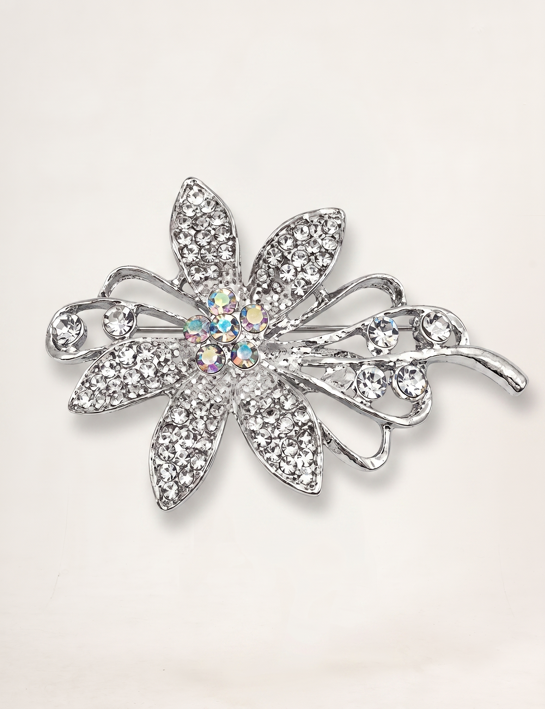 Broche Flor de Prata