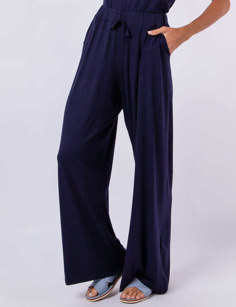 CALÇA KIMONO MARINHO