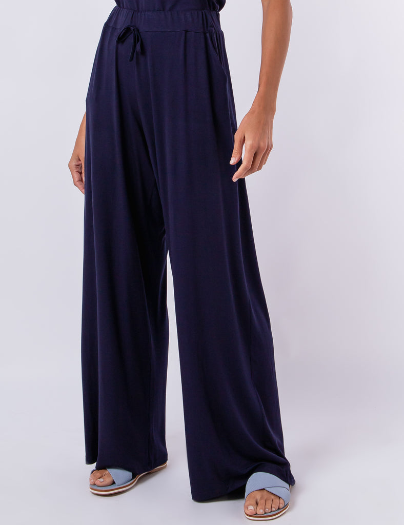 CALÇA KIMONO MARINHO