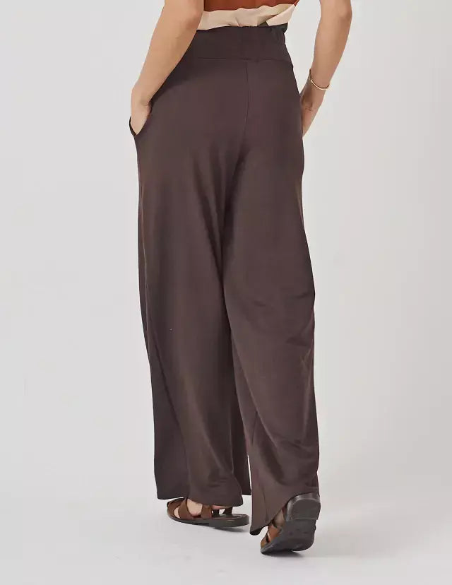 CALÇA MOLETINHO BARBARA MARROM