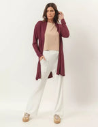 CARDIGAN CURTO MALBEC