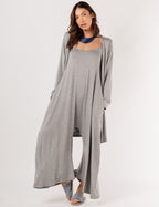 CONJUNTO VERONICA MESCLA E CARDIGAN MESCLA
