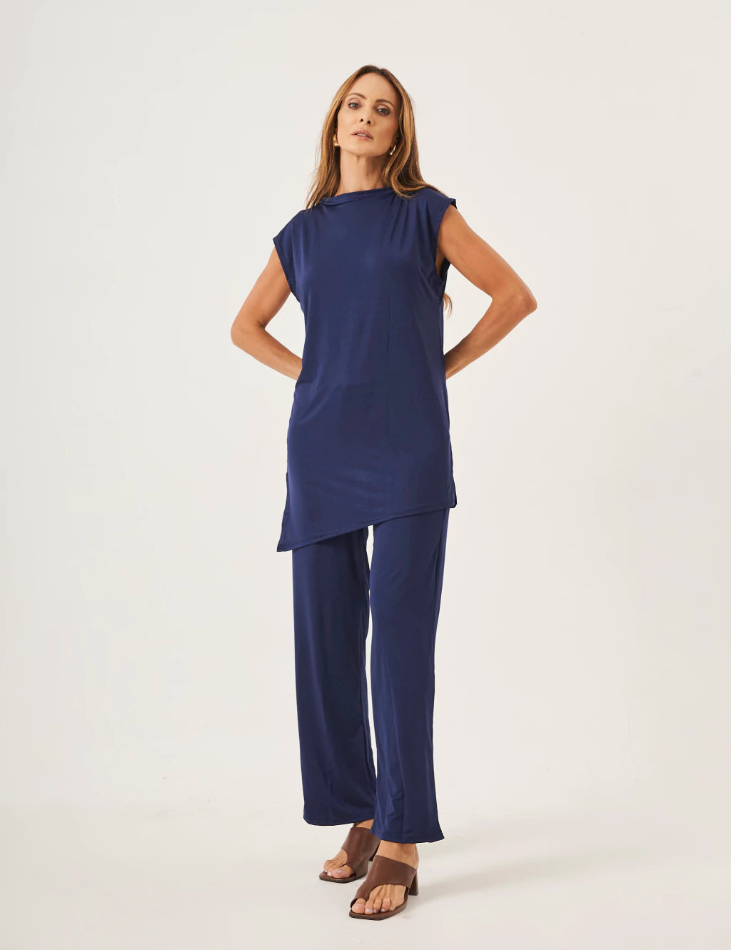 Conjunto Aisha Azul Marinho