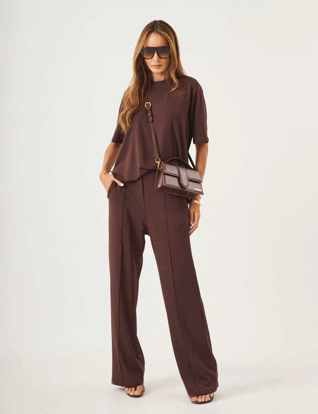 Conjunto Blair Marrom