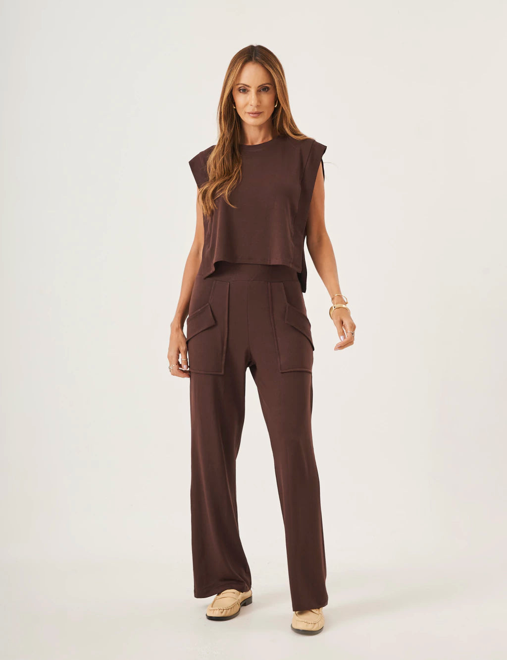 Conjunto Cleo Marrom