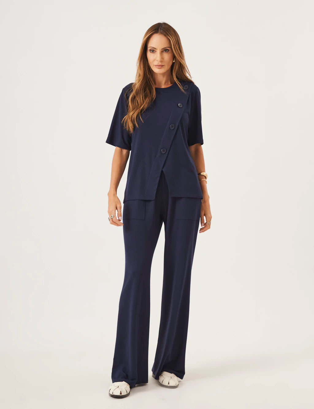 Conjunto Cora Azul Marinho