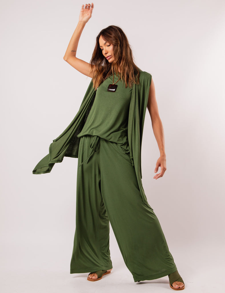CARDIGAN KIMONO MILITAR