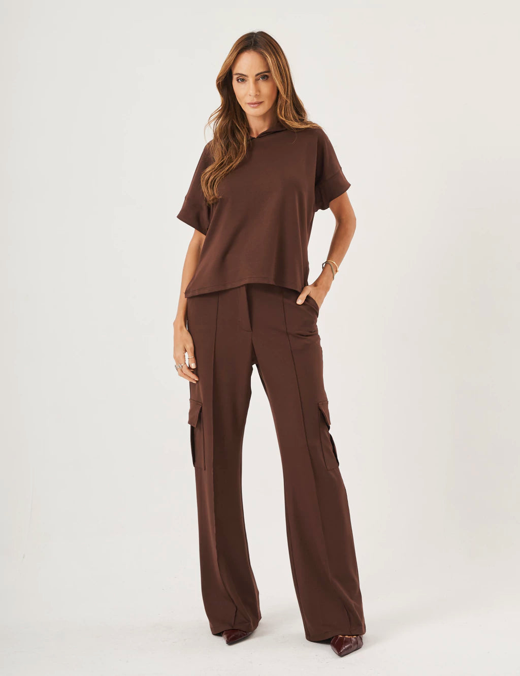 Conjunto Ophelia Marrom