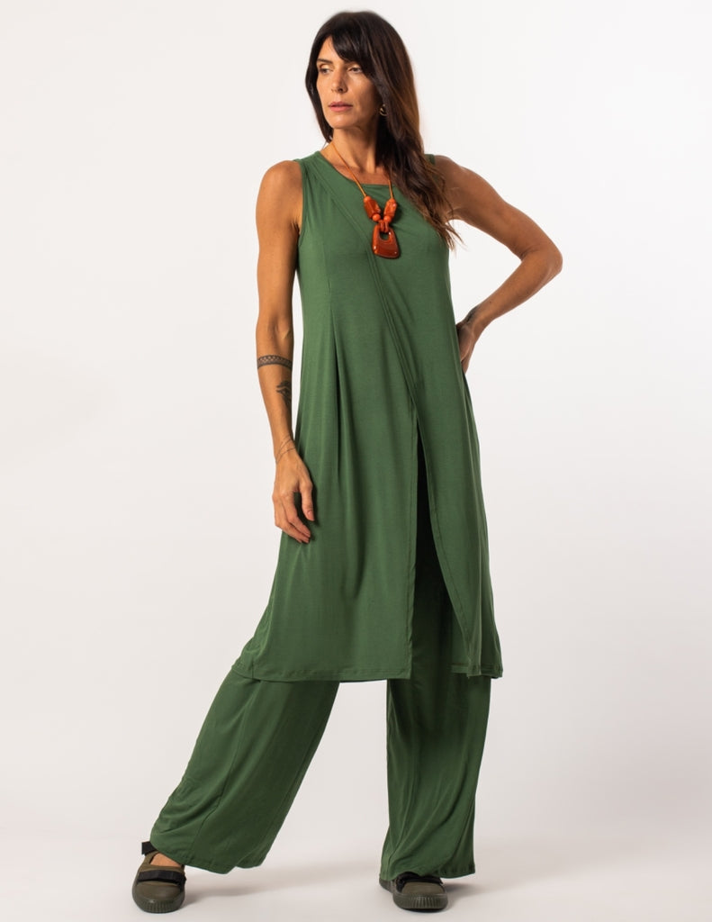Tunica Chloe Verde Militar