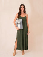 Kit Vestido Luciana Verde Militar / Azul Marinho / Preto Único