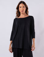 BLUSA GOLA CARECA PRETO