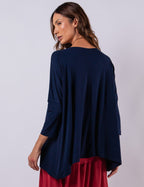BLUSA GOLA CARECA MARINHO