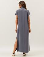 Vestido Agnes Cinza Chumbo