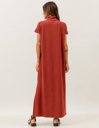 Vestido Agnes Canela