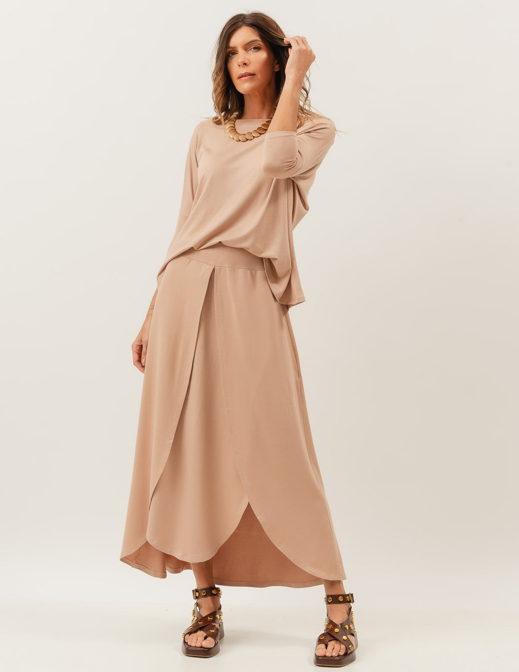 CONJUNTO ELBA BEGE